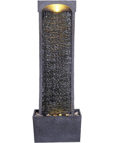 Jewel - Modern Curved Slate Lighting Water Feature