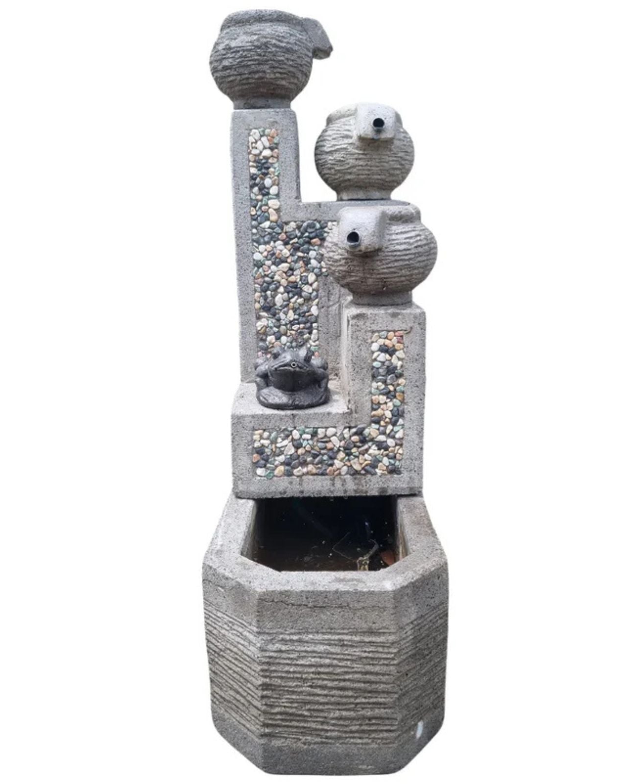 Rustic Terra - Balinese 3-Tier Bowls Water Feature