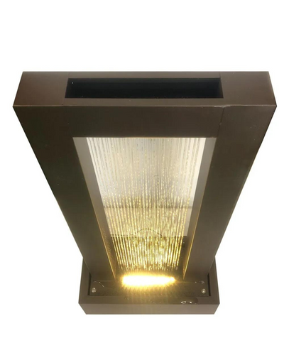 Celestia - Modern Steel Wall Water Feature Fountain