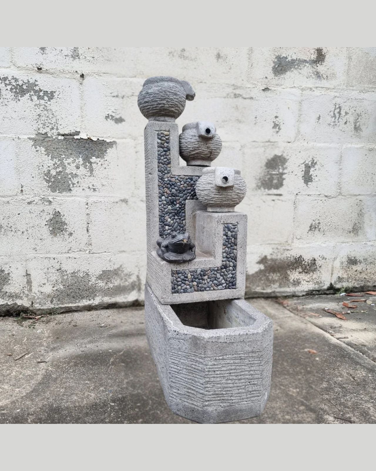 Rustic Terra - Balinese 3-Tier Bowls Water Feature