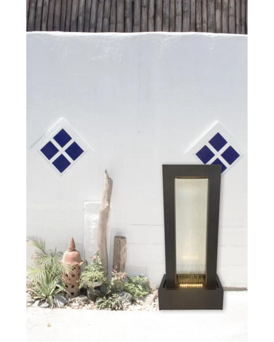 Celestia - Modern Steel Wall Water Feature Fountain