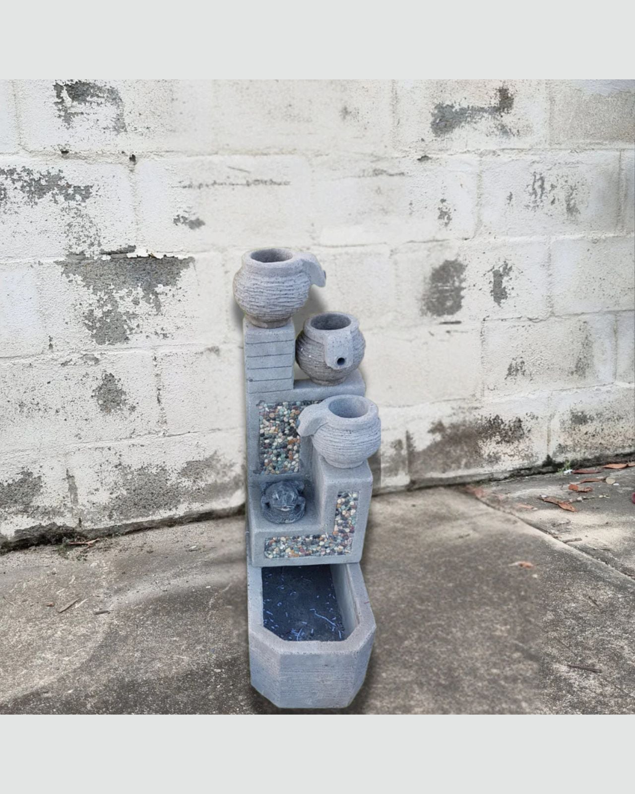 Rustic Terra - Balinese 3-Tier Bowls Water Feature