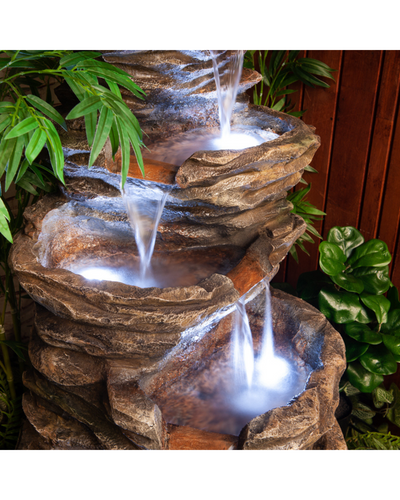 Rockfall -  Rock Waterfall LED Light Water Feature