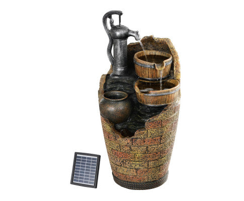 Levee - Solar Hand Pump Pots Water Feature