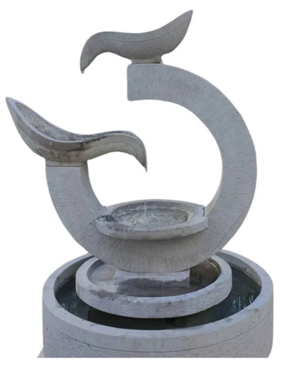 Eclipse Fountain - Balinese Crescent Ring Water Feature