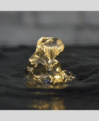 Noirra - Modern Black Layered Square LED Water Feature