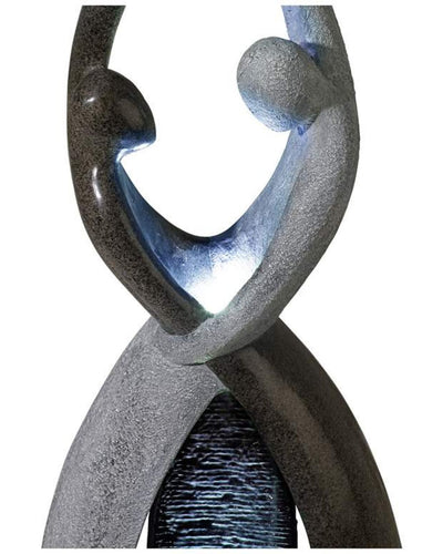 Serene Waltz - Abstract Modern LED Light Water Feature