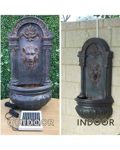 Regalroar - Lion Solar Water Fountain
