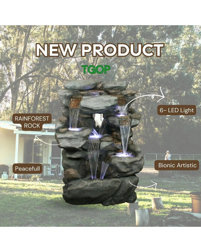 Zephyr - Large Outdoor Rock Water Feature 136cm