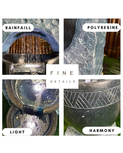 TideFlow - Rain Curtain Shower Lighting Water Feature