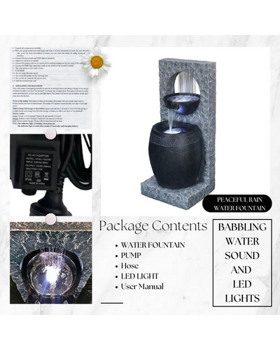 TideFlow - Rain Curtain Shower Lighting Water Feature