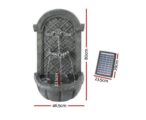 Ledge - Solar Wall Waterfall Water Feature