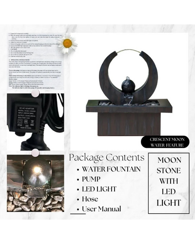 SongFlow - Sphere Ball Lighting Curve Water Feature