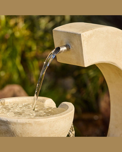 Crescent - Modern Circular Tiered Bowls Water Fountain