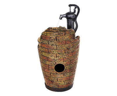 Levee - Solar Hand Pump Pots Water Feature