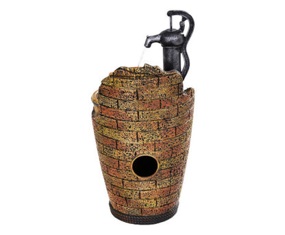 Levee - Solar Hand Pump Pots Water Feature