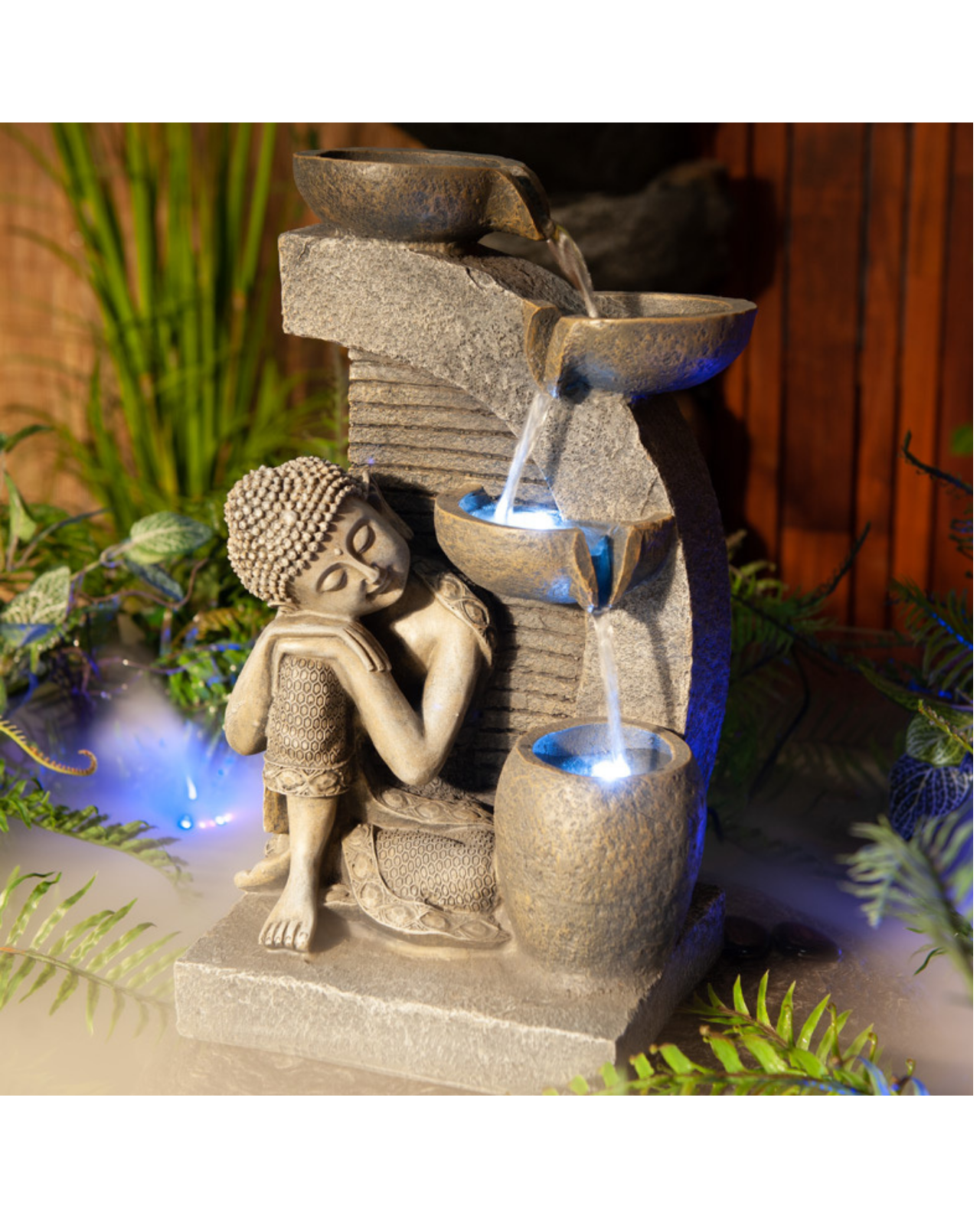 Sutra - Buddha LED Light Water Feature 42cm