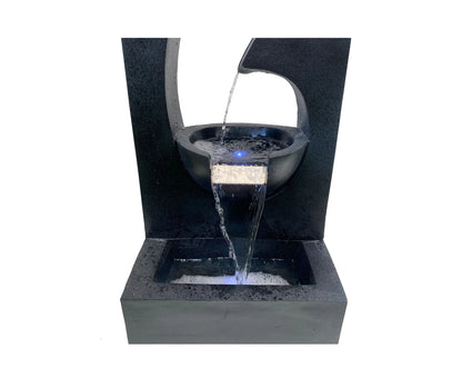 Delta - Cascading 2 Bowls LED Light Water Feature
