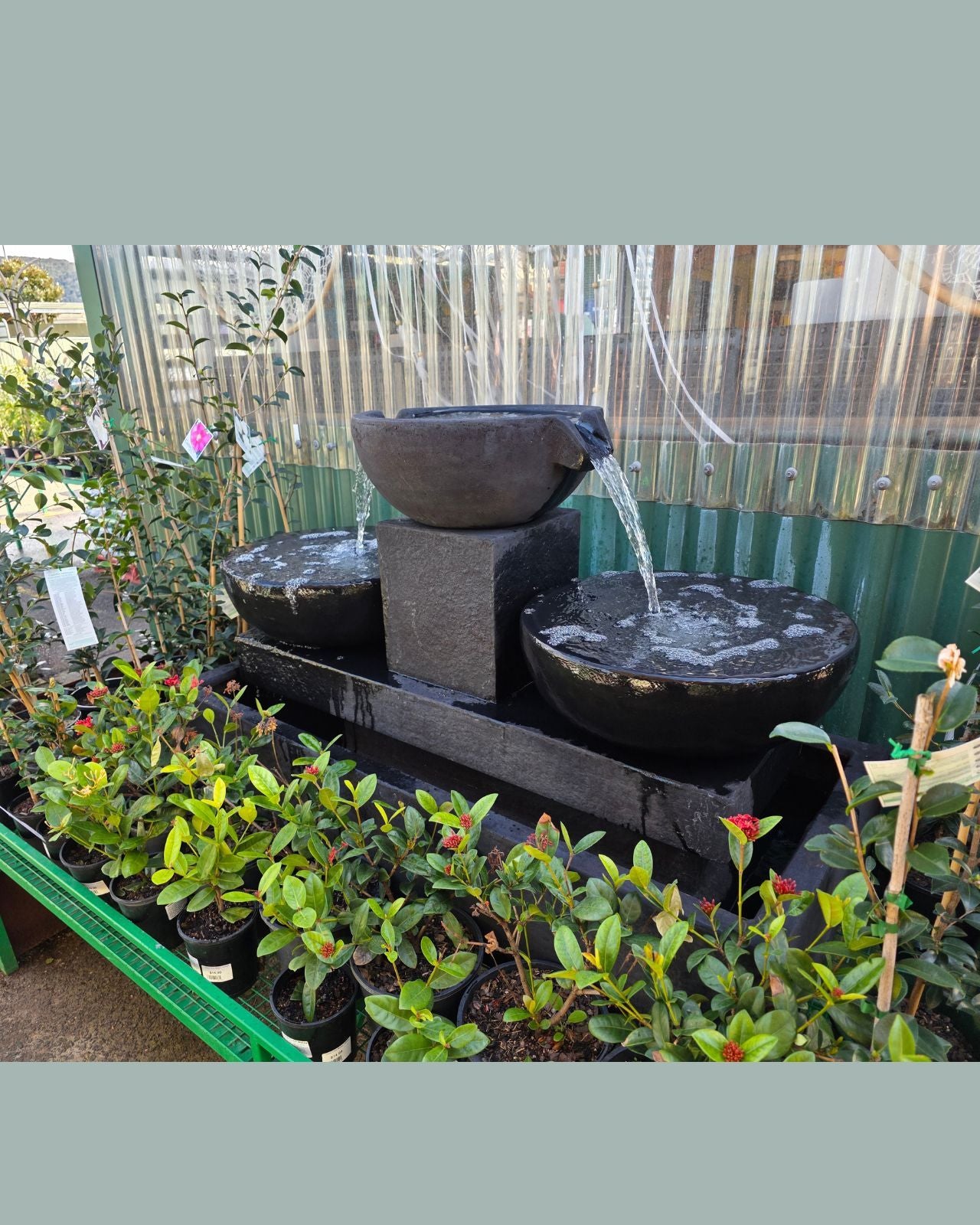 Reverie - Bowls Sandstone Outdoor Water Feature Fountain 92cm