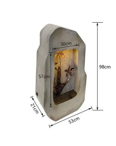 Gush - Rain Curtain Flower Lighting Shower Water Feature