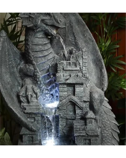 Dragon LED Light Water Feature 93cm