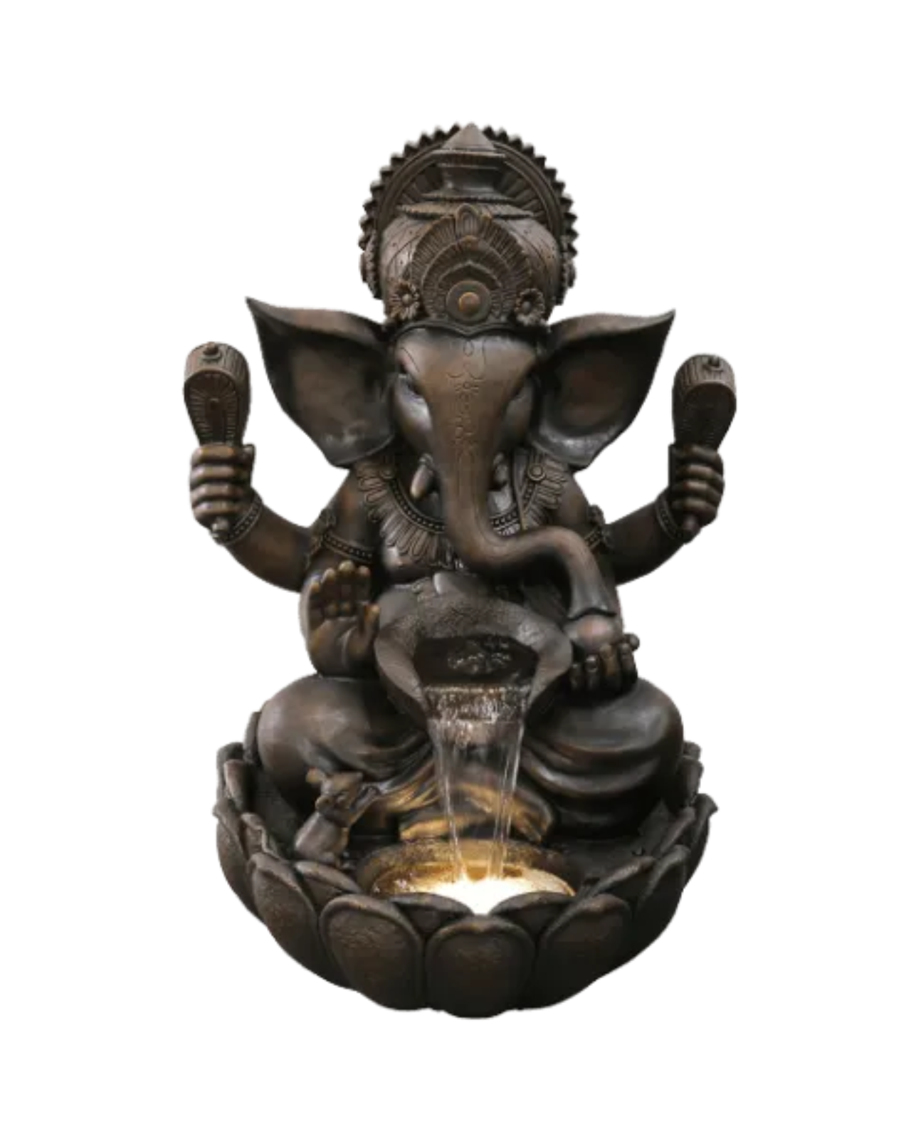 Ekadanta Ganesha Water Fountain 90cm Water Features Adore
