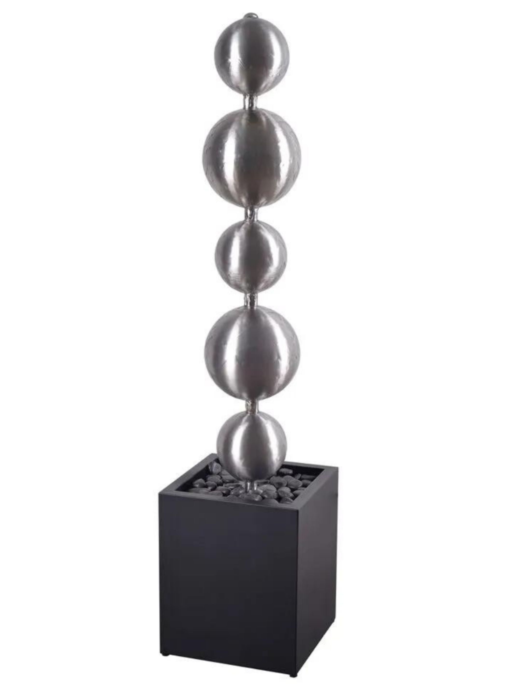 Cove - Stainless Steel Sphere Balls LED Light Water Feature