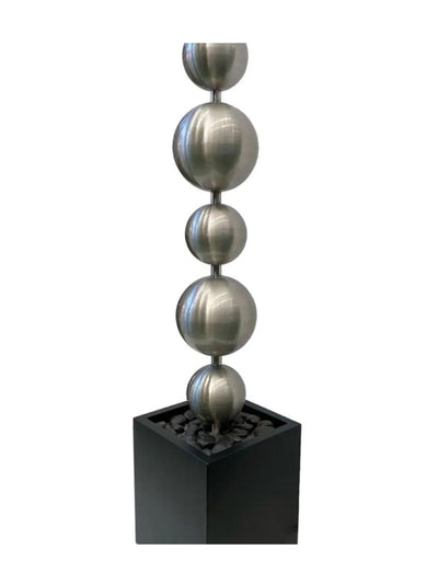Cove - Stainless Steel Sphere Balls LED Light Water Feature