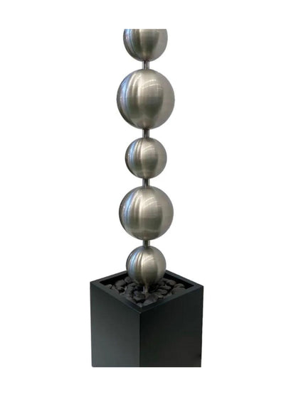 Cove - Stainless Steel Sphere Balls LED Light Water Feature