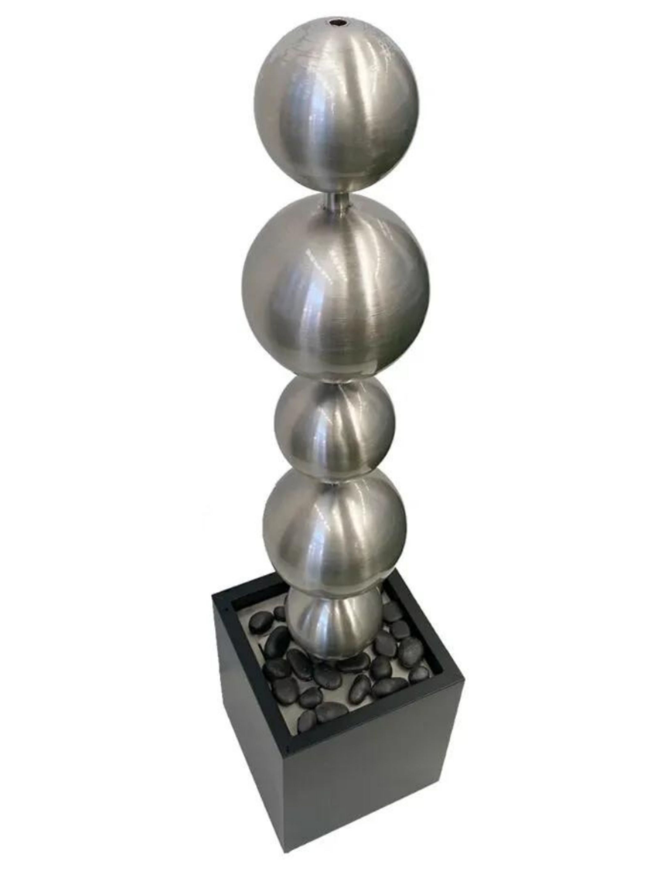 Cove - Stainless Steel Sphere Balls LED Light Water Feature