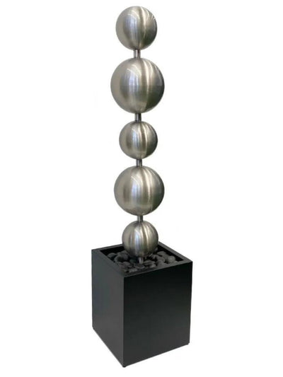 Cove - Stainless Steel Sphere Balls LED Light Water Feature