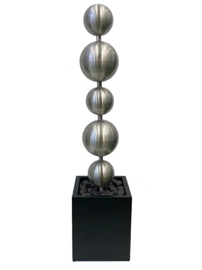 Cove - Stainless Steel Sphere Balls LED Light Water Feature