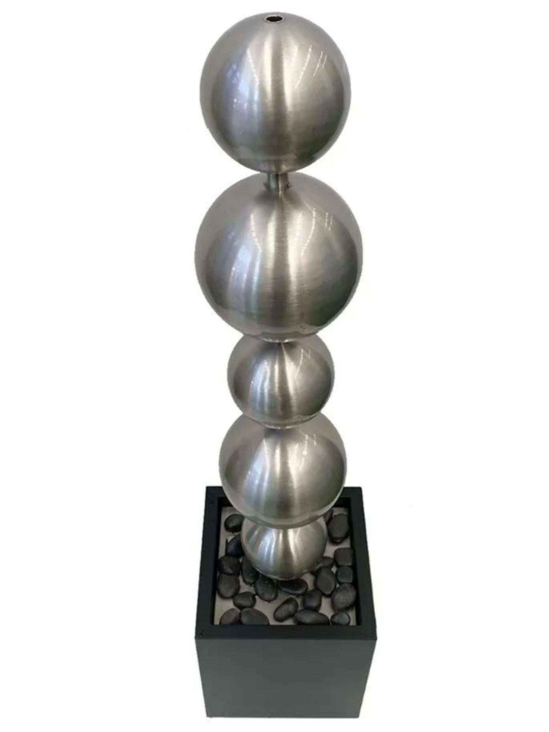Cove - Stainless Steel Sphere Balls LED Light Water Feature