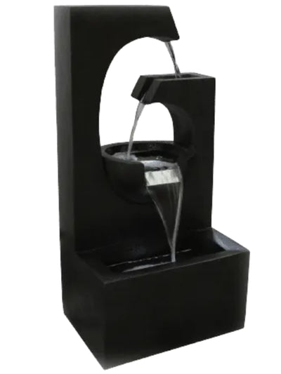 Delta - Cascading 2 Bowls LED Light Water Feature