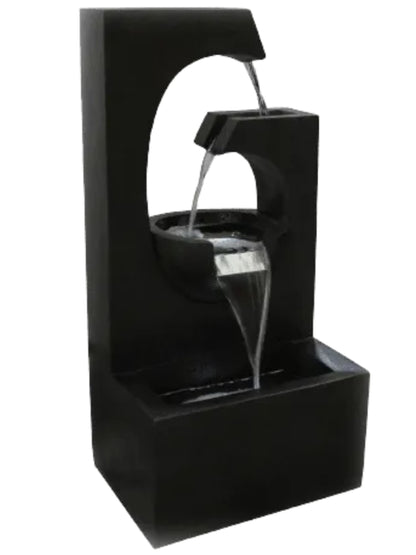 Delta - Cascading 2 Bowls LED Light Water Feature