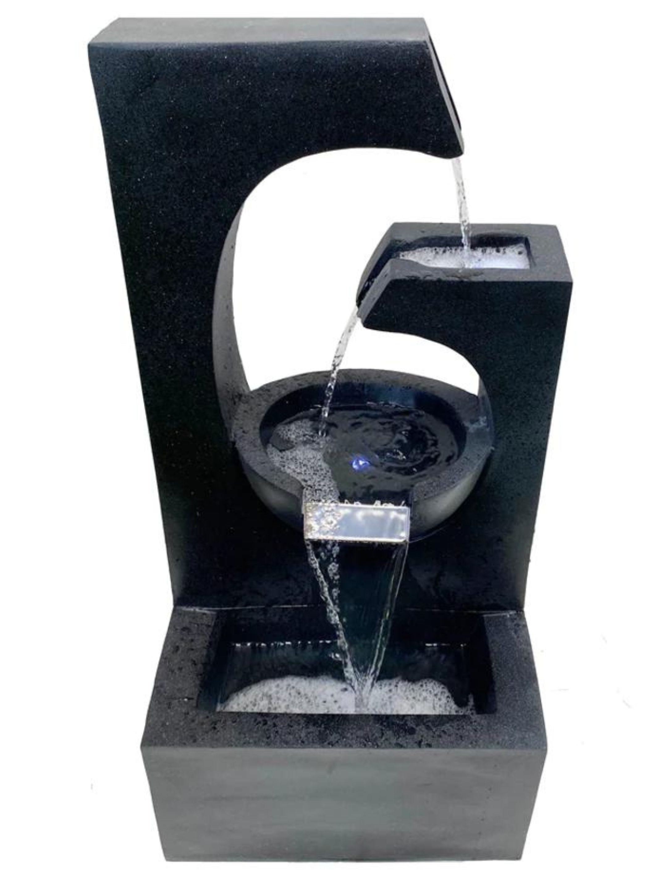 Delta - Cascading 2 Bowls LED Light Water Feature