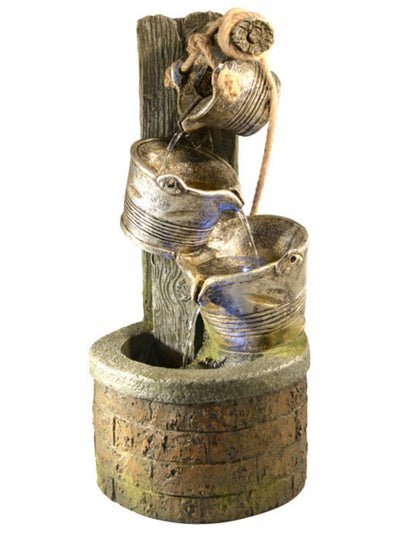 Wishing Well LED Light Water Feature 61cm