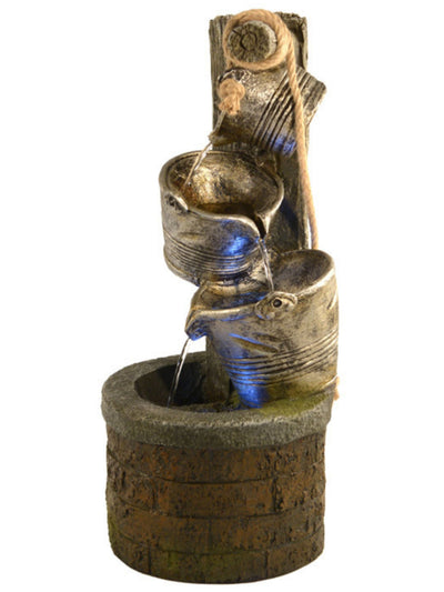 Wishing Well LED Light Water Feature 61cm