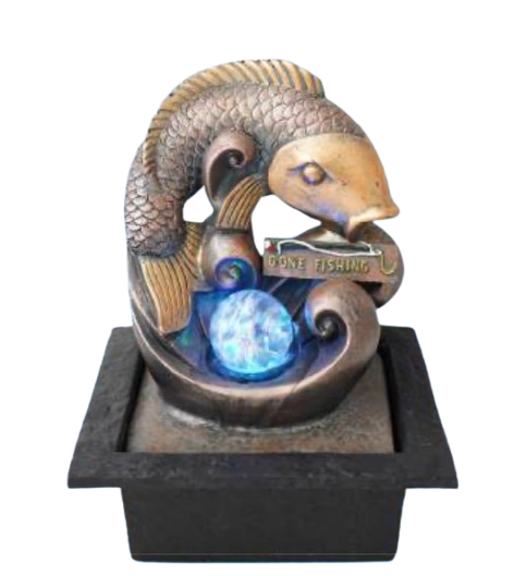 Fish Waterfall Tabletop Water Feature