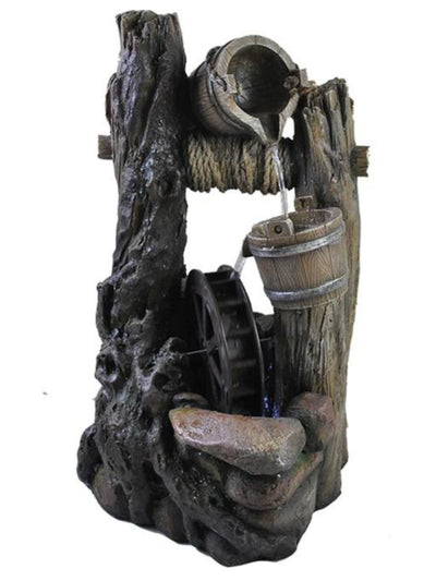 Wishing Well LED Light Water Feature 63cm