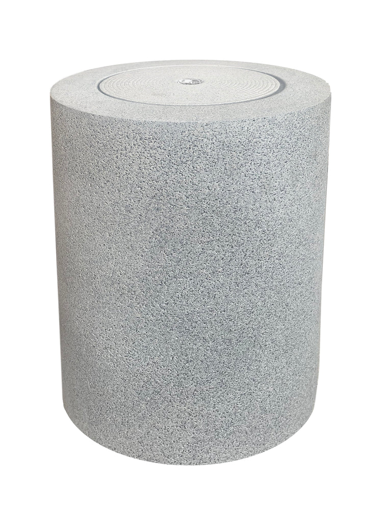 Modern Stone-Style Cylinder LED Light Water Feature