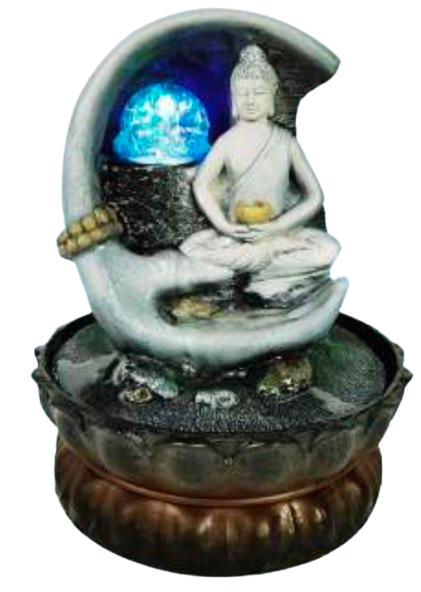Meditation Buddha Tabletop Water Feature