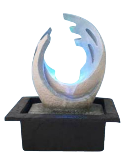 Modern Wave Tabletop Water Feature