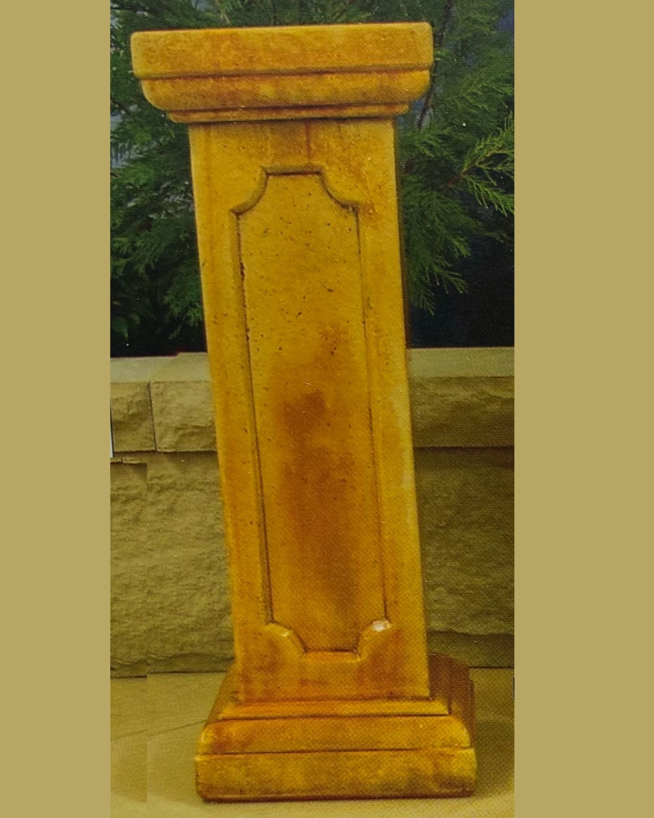 Naiad - Concrete Pedestal Base for Water Features & Planters