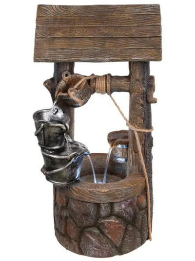 Wishing Well LED Light Water Feature 85cm