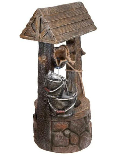 Wishing Well LED Light Water Feature 85cm