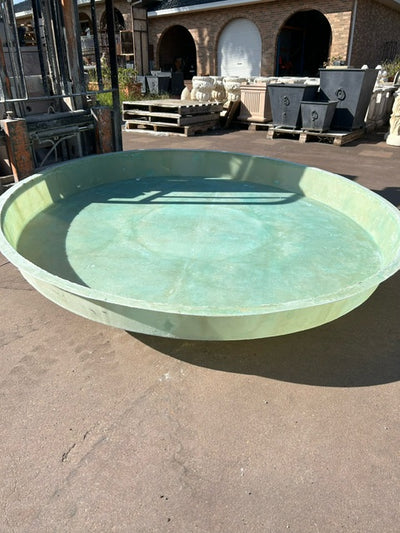 Outdoor fibreglass pond liner designed to form watertight water feature ponds.