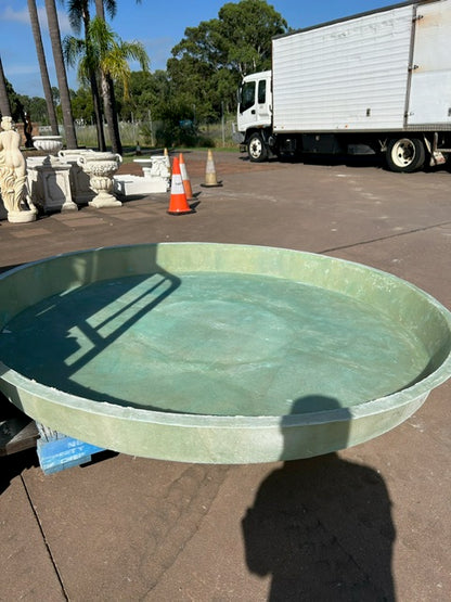 Outdoor fibreglass pond liner designed to form watertight water feature ponds.