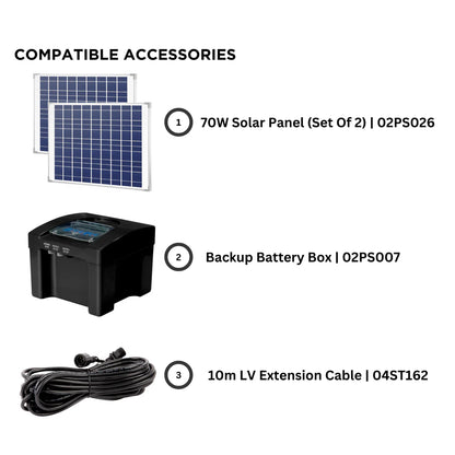 PondMAX EV2910-DC (12V) Low Voltage Fountain & Pond Pump 2800LPH