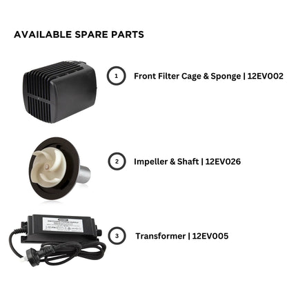 PondMAX EV2910-DC (12V) Low Voltage Fountain & Pond Pump 2800LPH
